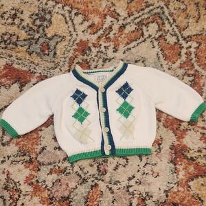 The Children's Place 0-3 Month Knit Baby Sweater Golf